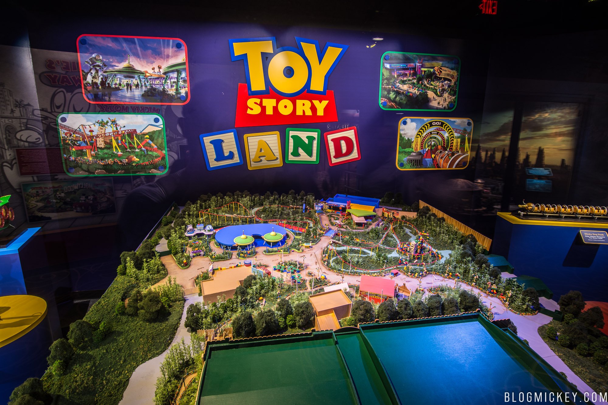 Photo Video Tour Detailed Walkthrough Of The Toy Story Land Model At Walt Disney Presents 