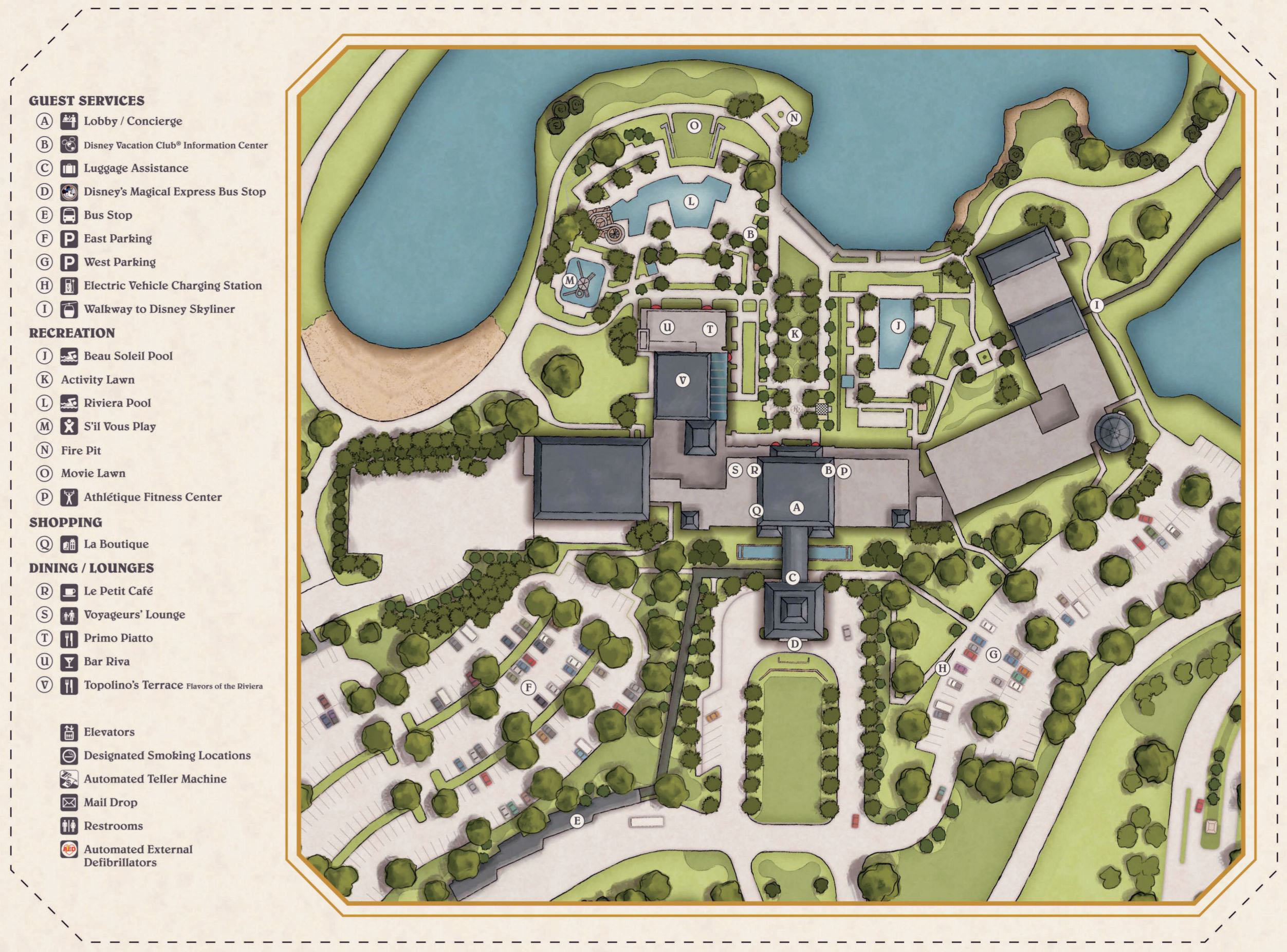 Disney Riviera Resort DVC Points Chart, Pricing, and Resort Map
