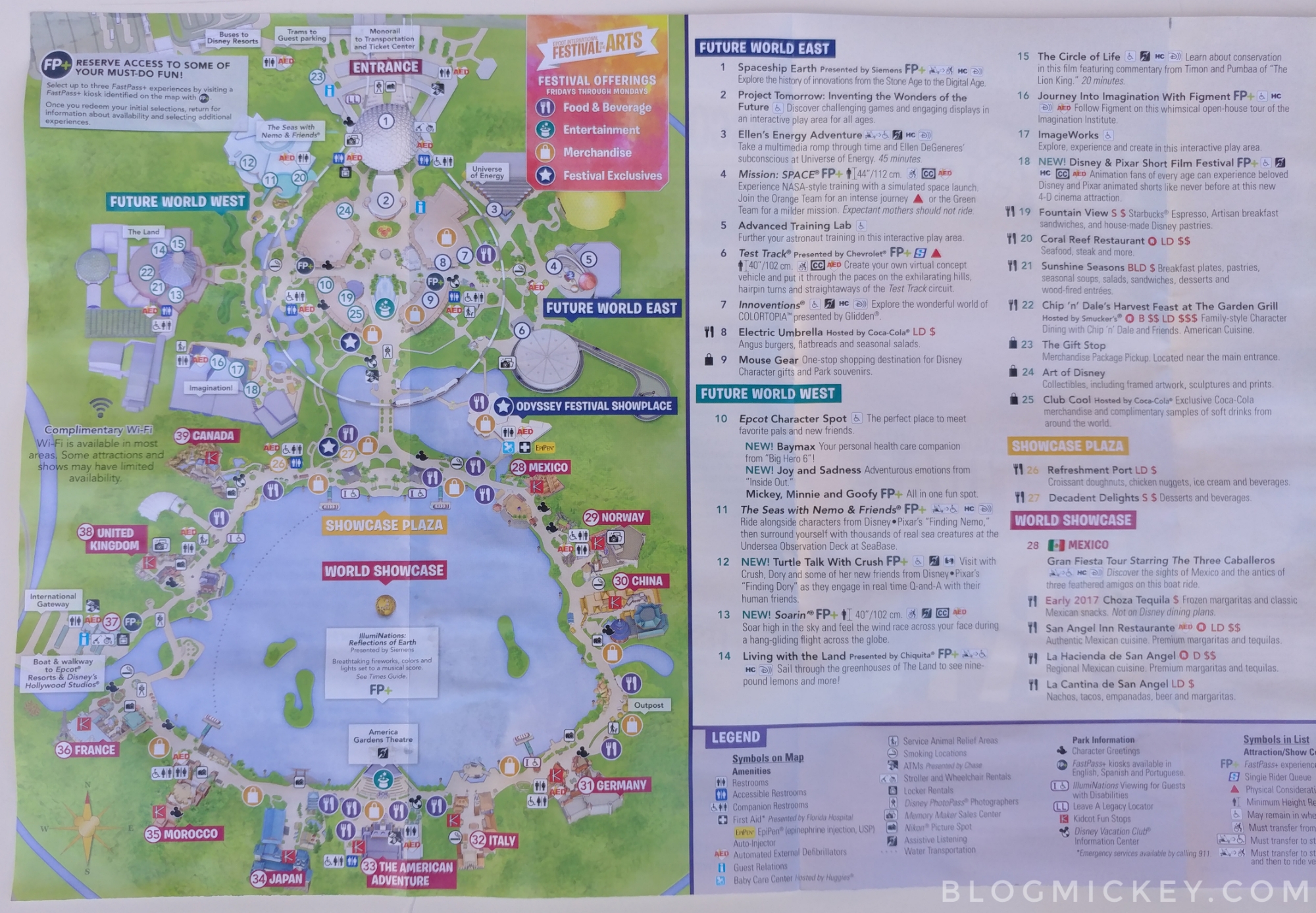 photos - epcot festival of the arts guide map - blog mickey
