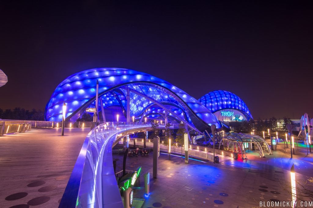 magic kingdom tron ride shanghai disney