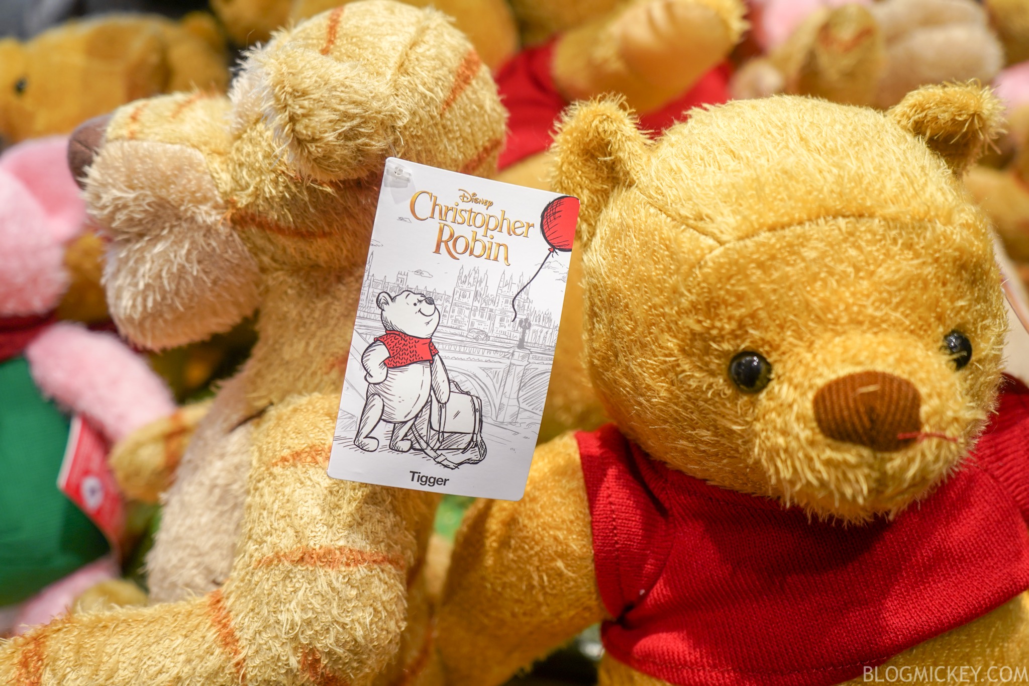 pooh stuffed animal from christopher robin