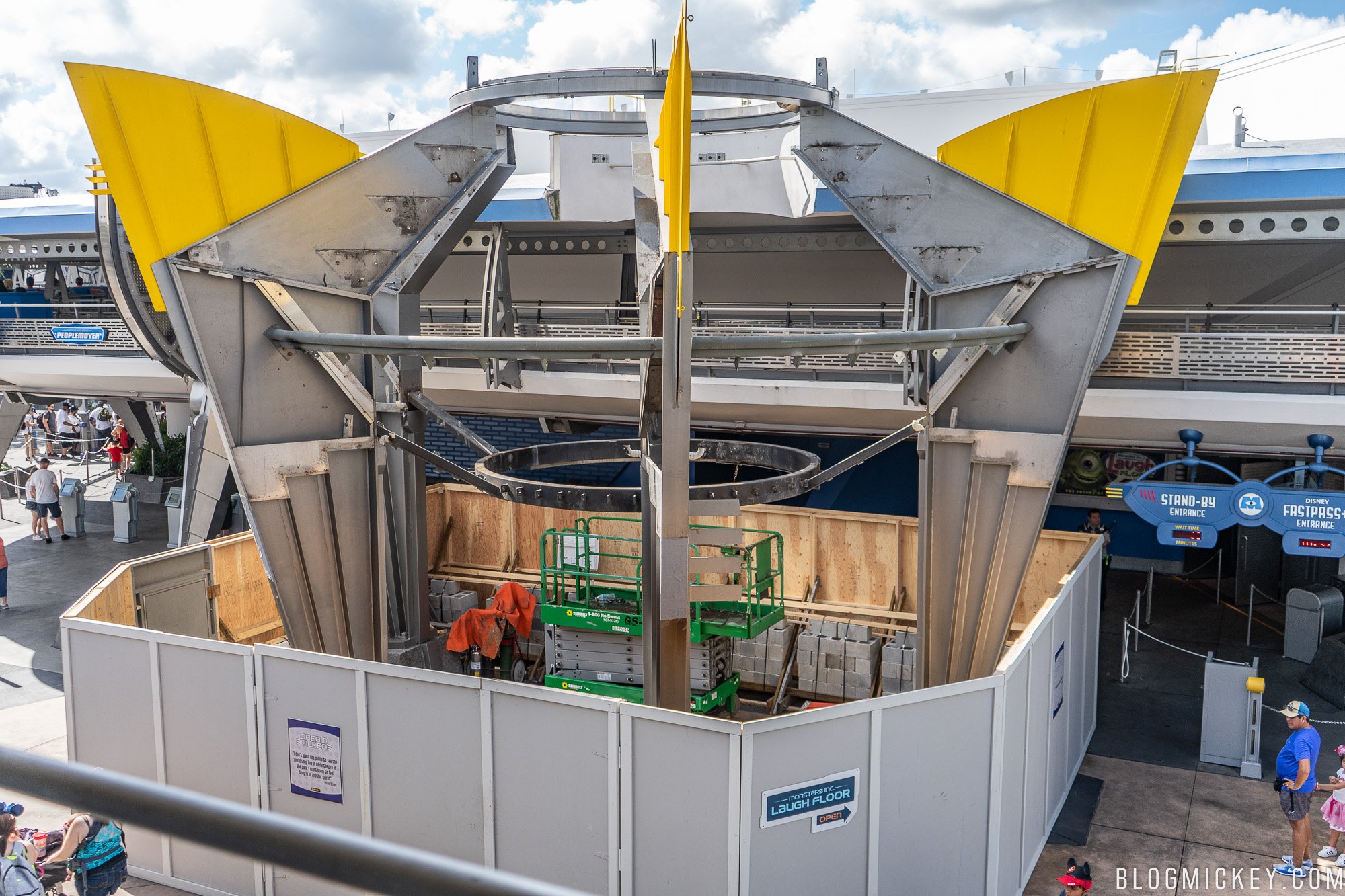 bioreconstruct on X: New Monsters Inc Laugh Floor sign in Tomorrowland.   / X