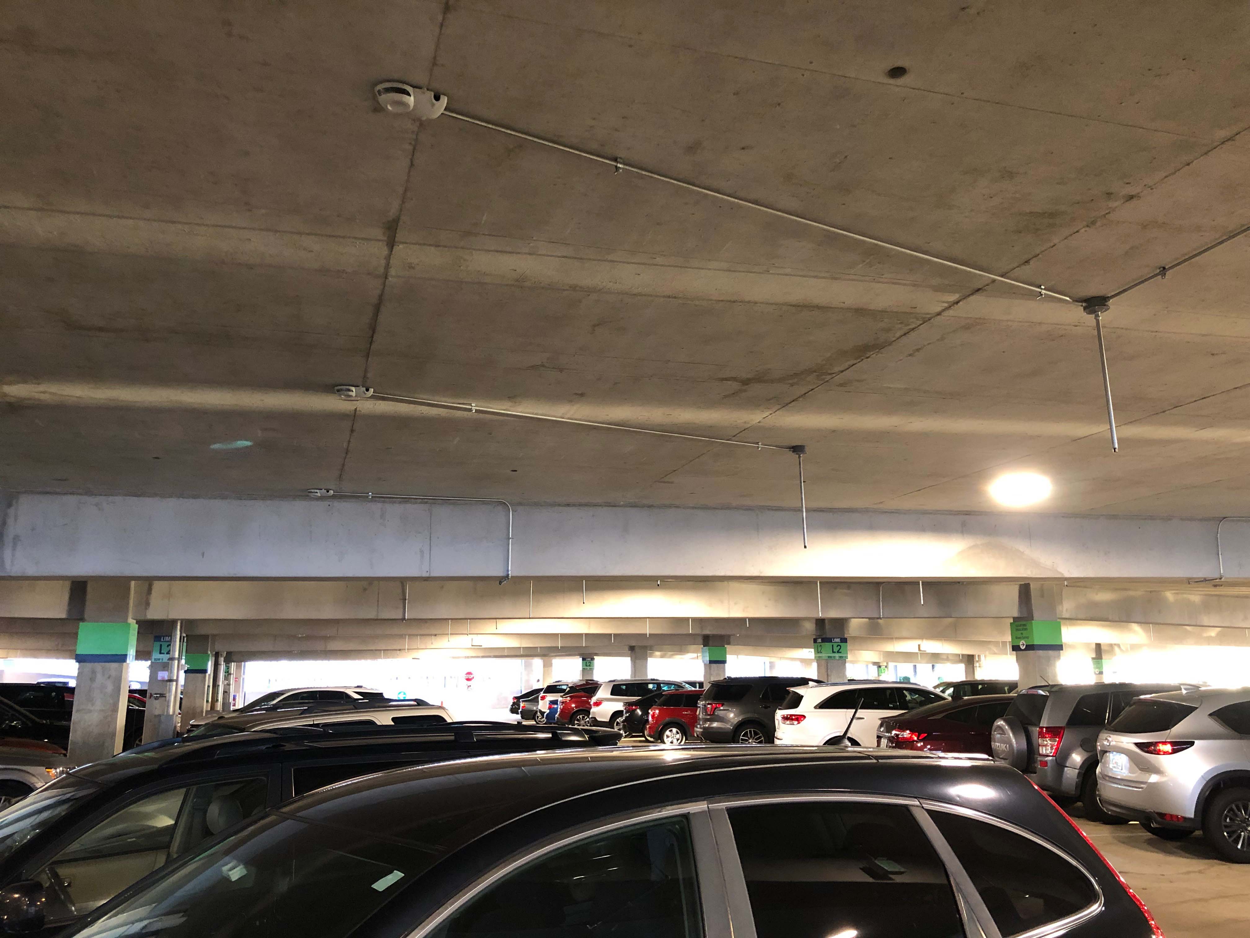 PHOTOS: Disney Springs Garage Parking Space Sensor Upgrade