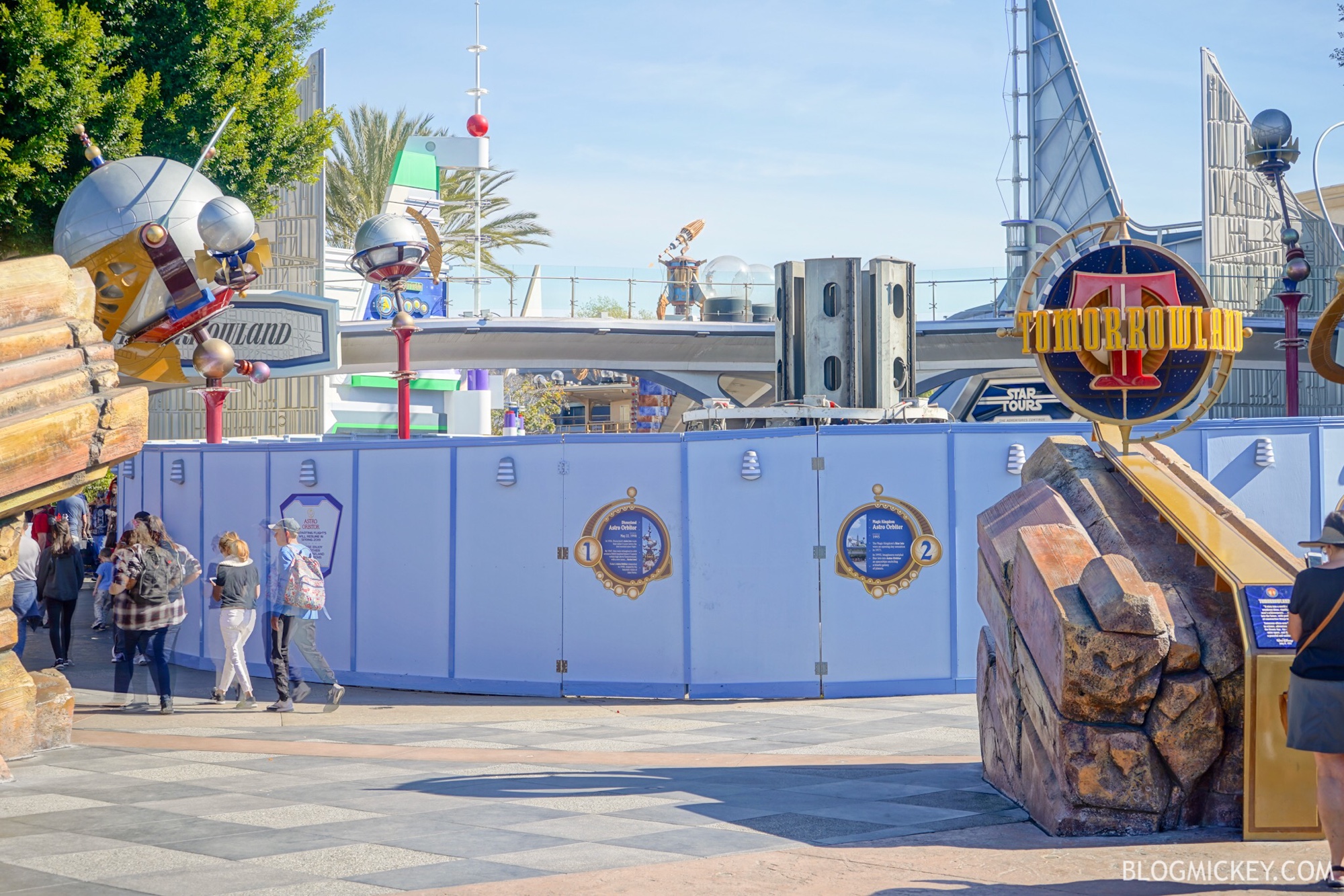 Astro Orbitor Disneyland Refurbishment