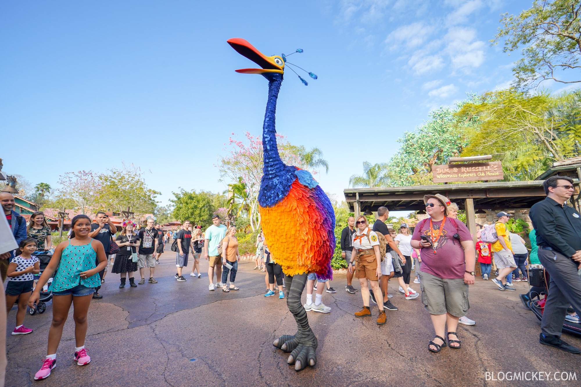 PHOTOS, VIDEO First Look at Kevin From 'Up!' Roaming Character at Disney's Animal Kingdom
