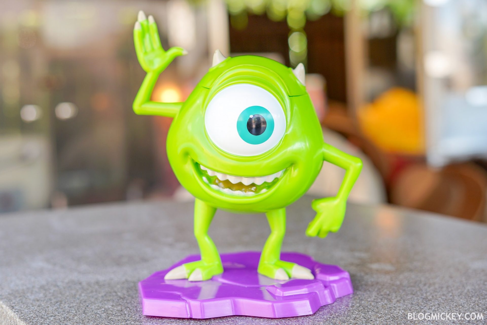 After enjoying our Most Beautiful Cake, we spotted the Mike Wazowski Sipper...