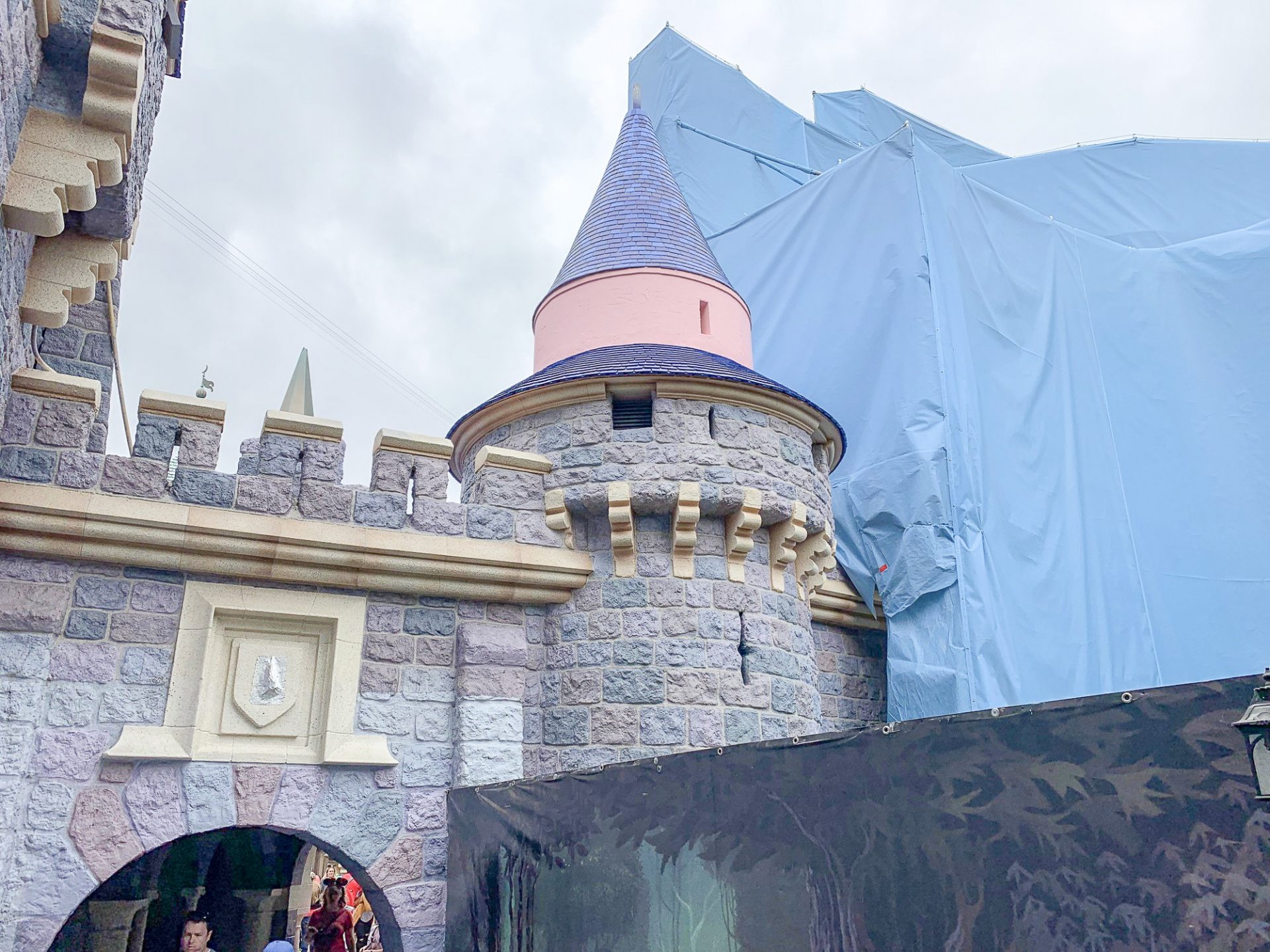 Colorful, Bright New Look for Sleeping Beauty Castle Bricks at Disneyland