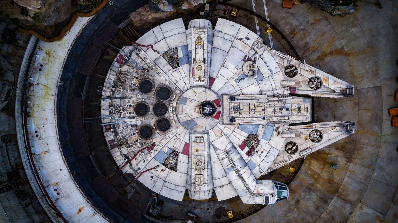 Disney Releases BirdsEye View of Star Wars Galaxy's Edge at Disney's