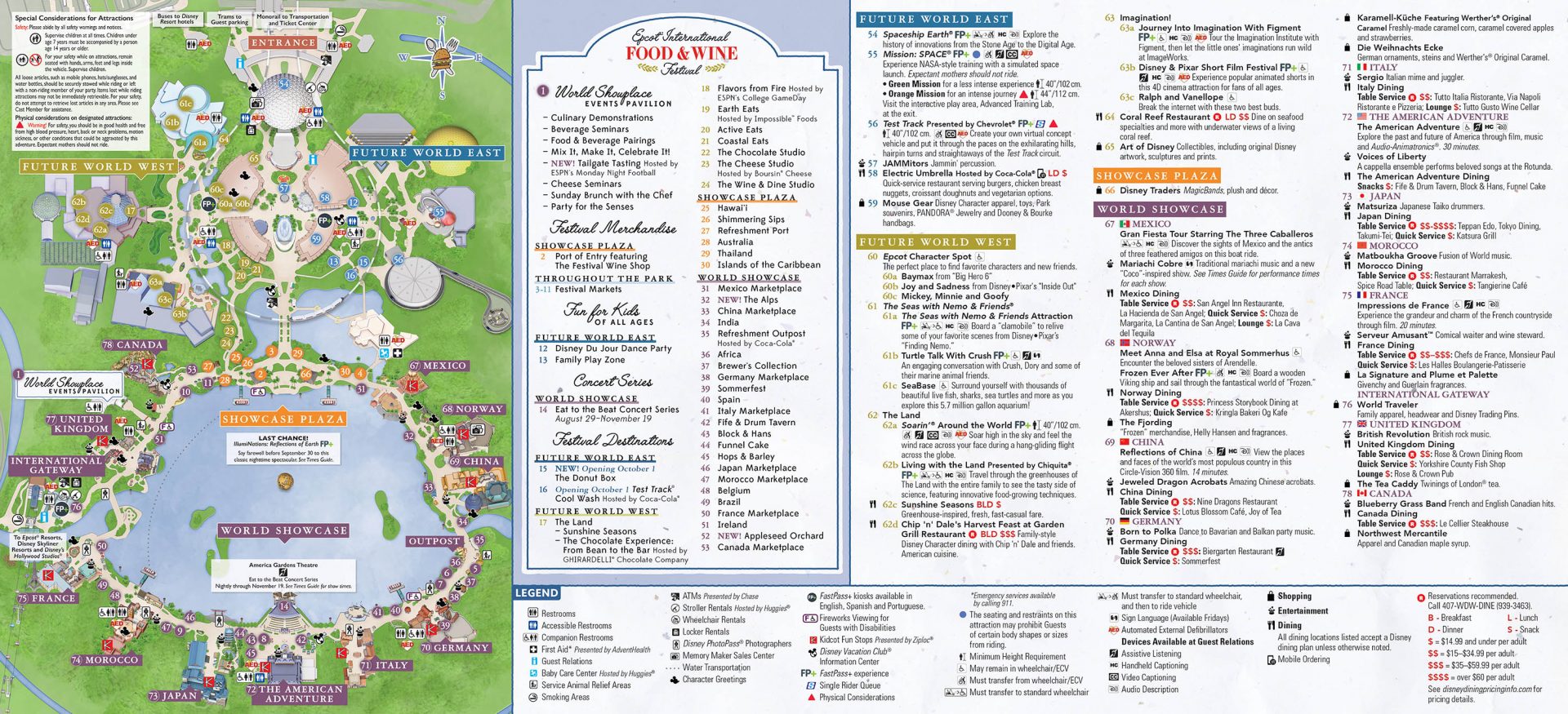 Epcot Printable Map 2023 Printable Template Calendar Io