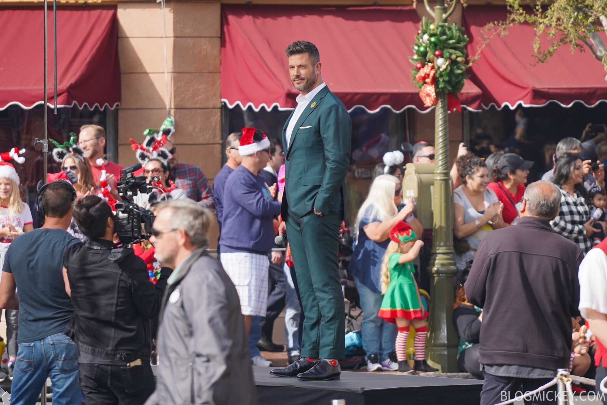 Disney Parks Holiday Special Parade Taping Underway at Disneyland