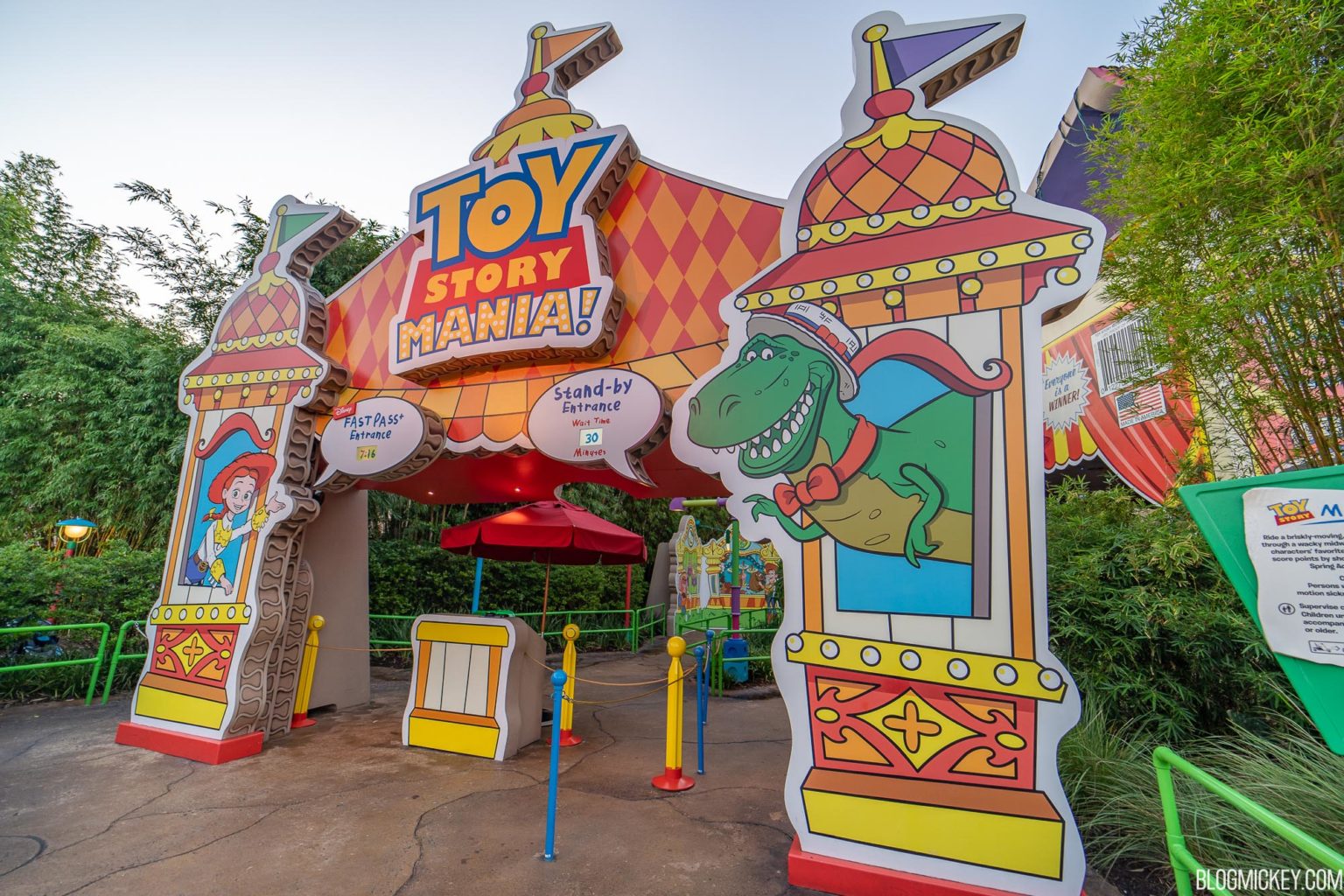 Toy Story Mania Ride in Toy Story Land