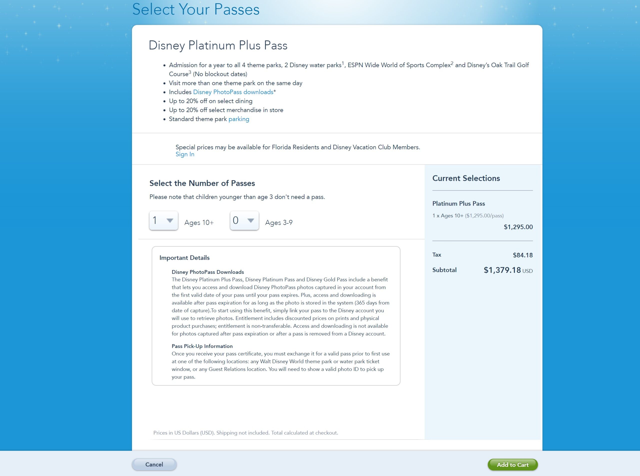 New Disney World Annual Pass Sales Notified of Theme Park Reservation