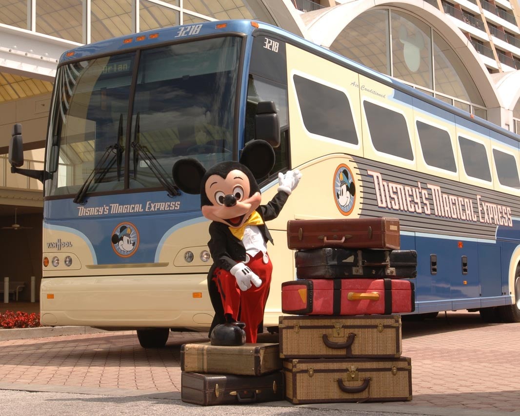 what hotels have free transportation to disney world