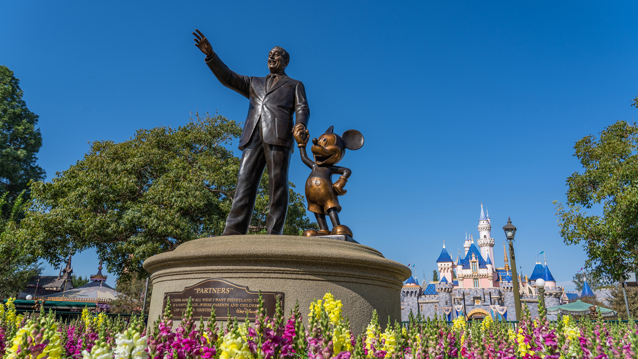 Iconic Partners Statue Restored at Disneyland