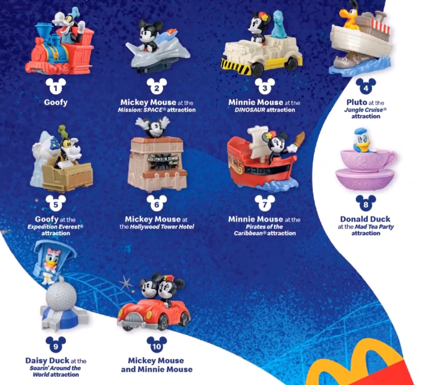 Disney Dinosaur Limited Edition McDonalds Happy Meal Toy Set NEW 
