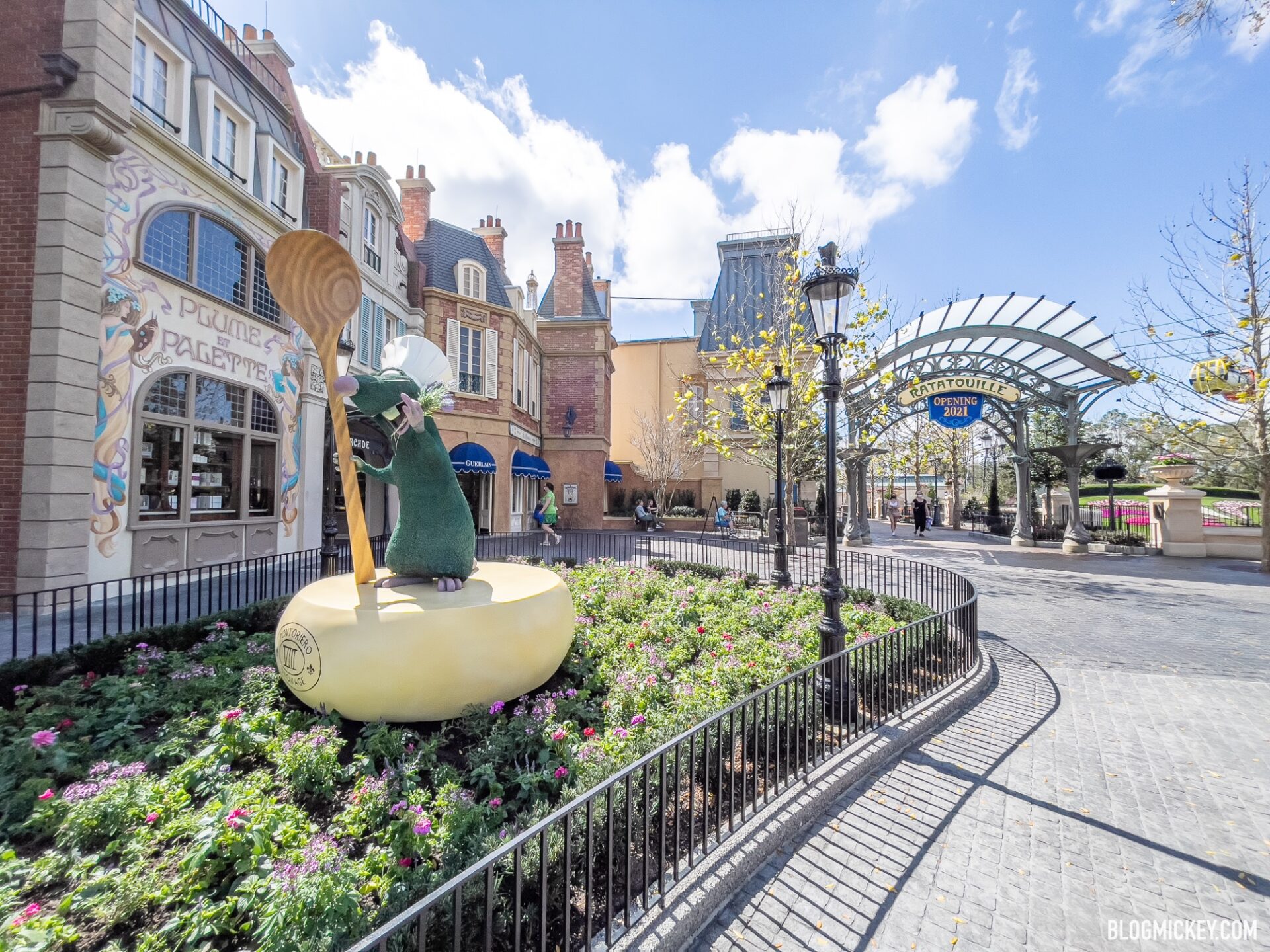 Remy, Belle and Beast Topiaries Arrive in France Pavilion Ahead of 2021 ...