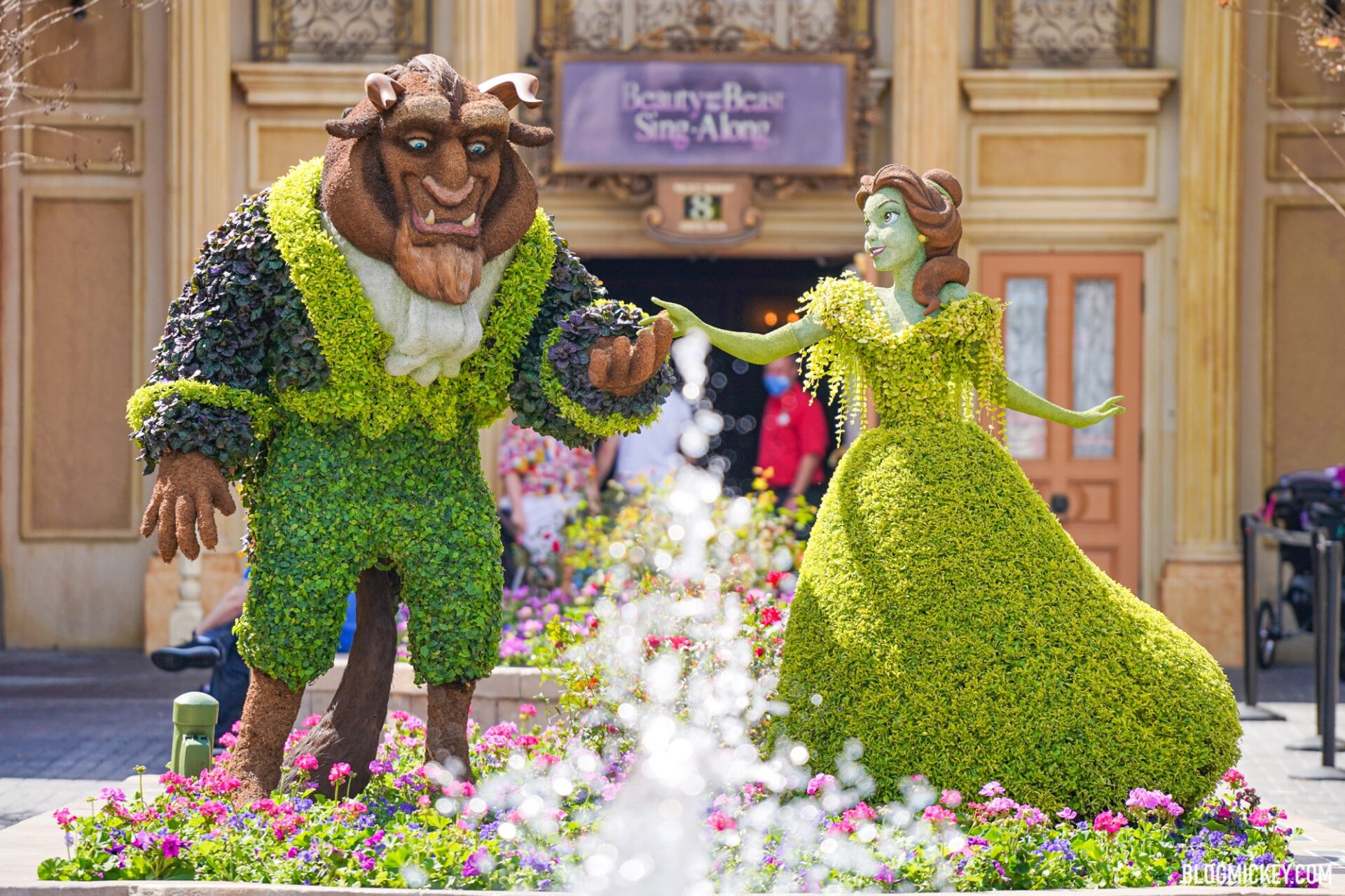 Remy, Belle and Beast Topiaries Arrive in France Pavilion Ahead of 2021 ...