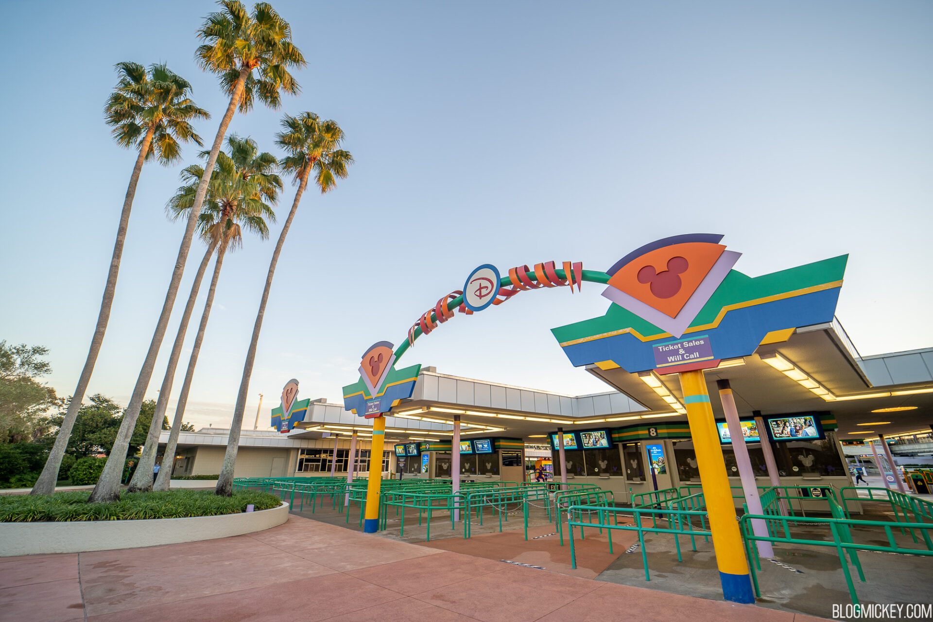Transportation and Ticket Center Receiving New Color Scheme for Disney