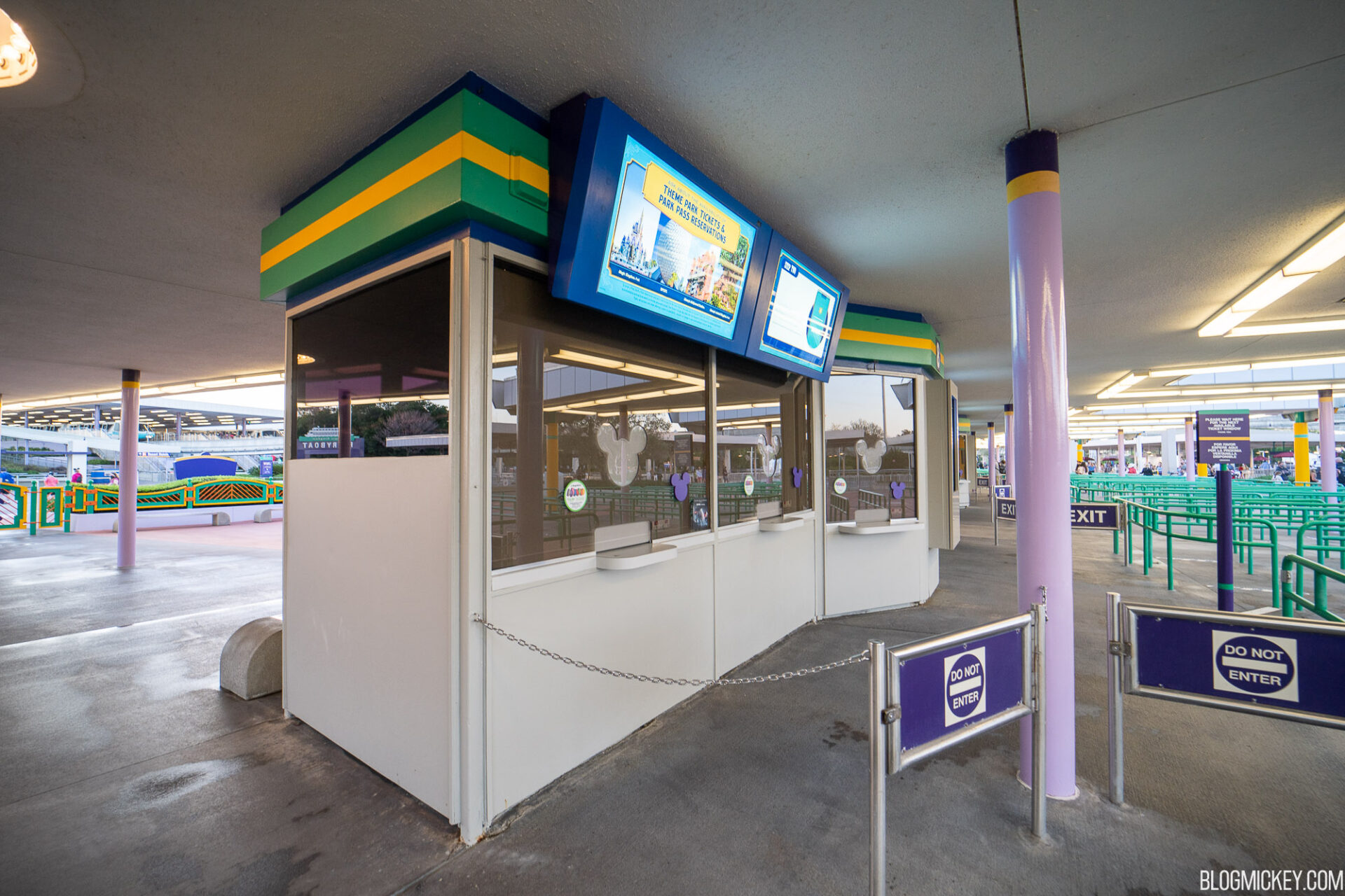 Transportation and Ticket Center Receiving New Color Scheme for Disney