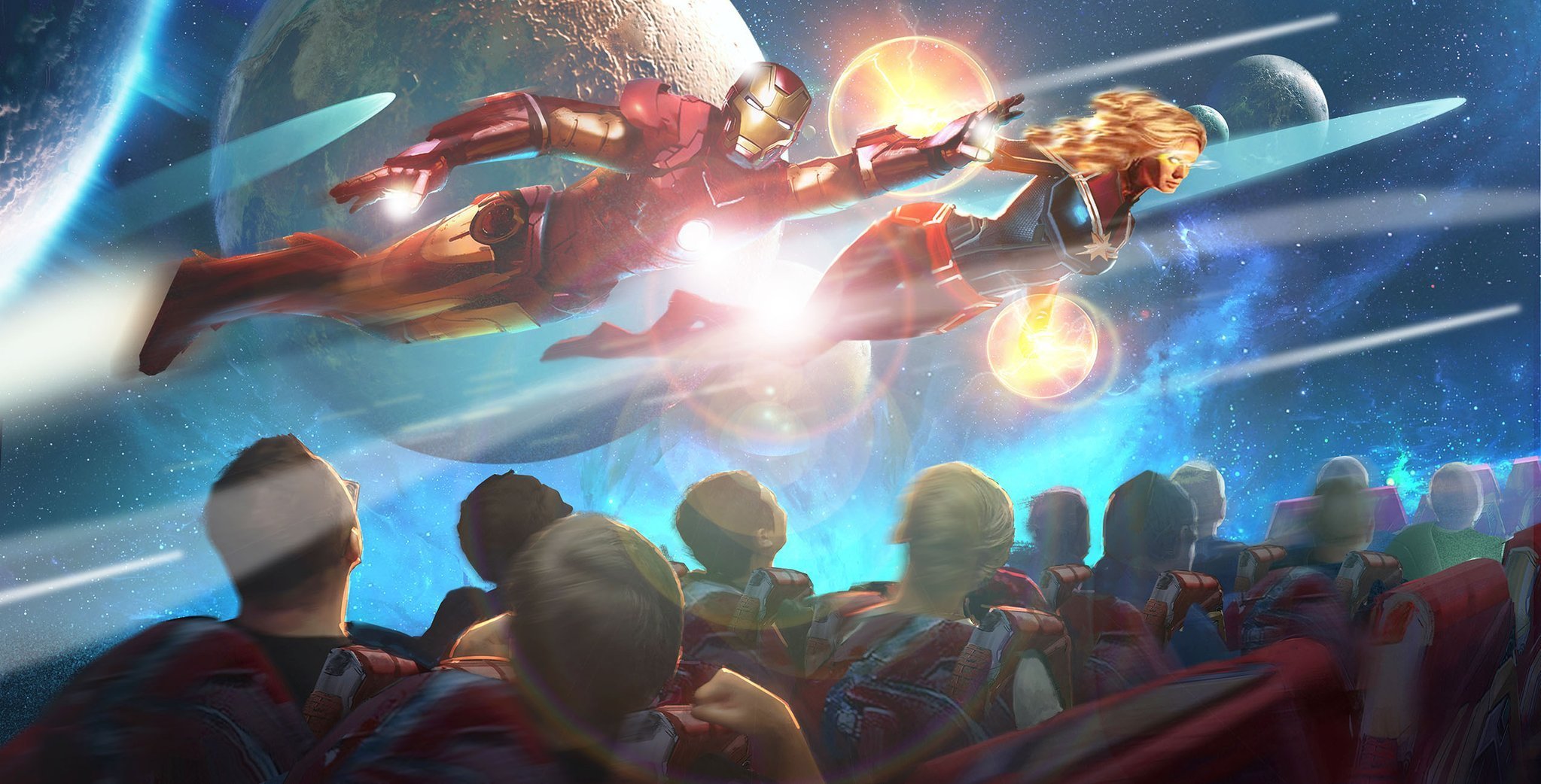 Captain Marvel Will Reportedly Join Iron Man in New Roller Coaster