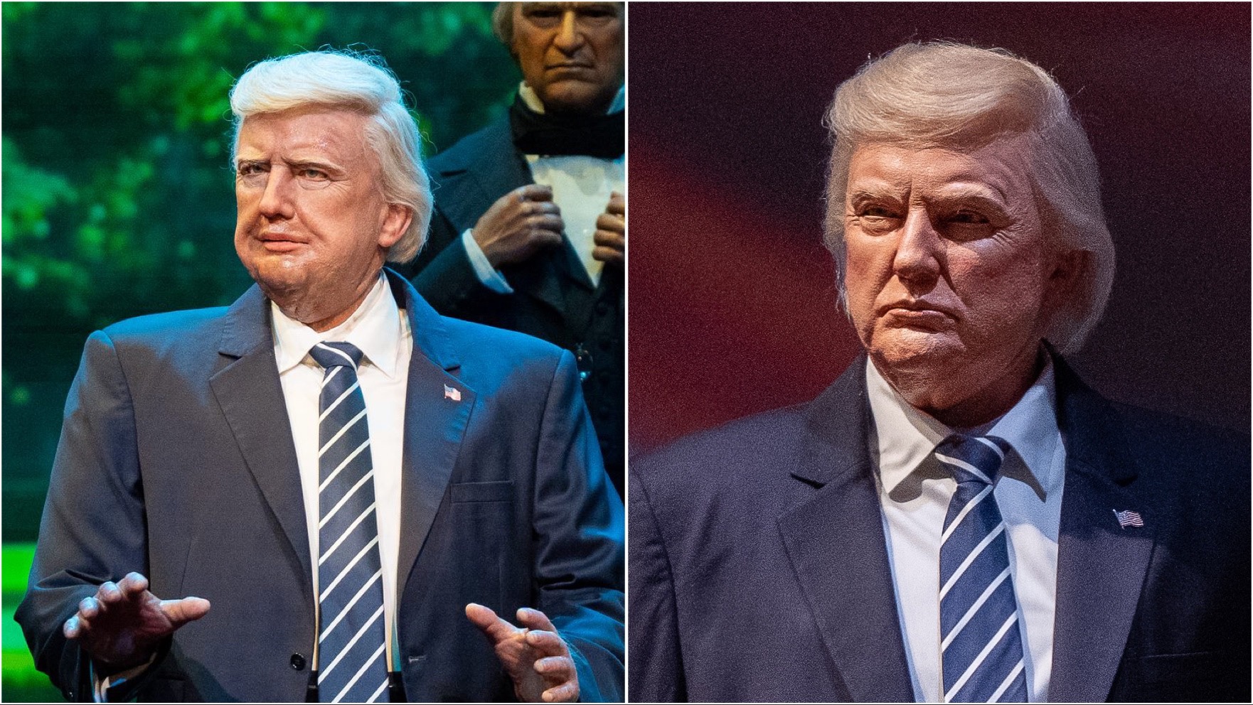 Framework Højttaler Tæmme Disney Appears to "Fix" Donald Trump Animatronic in Hall of Presidents
