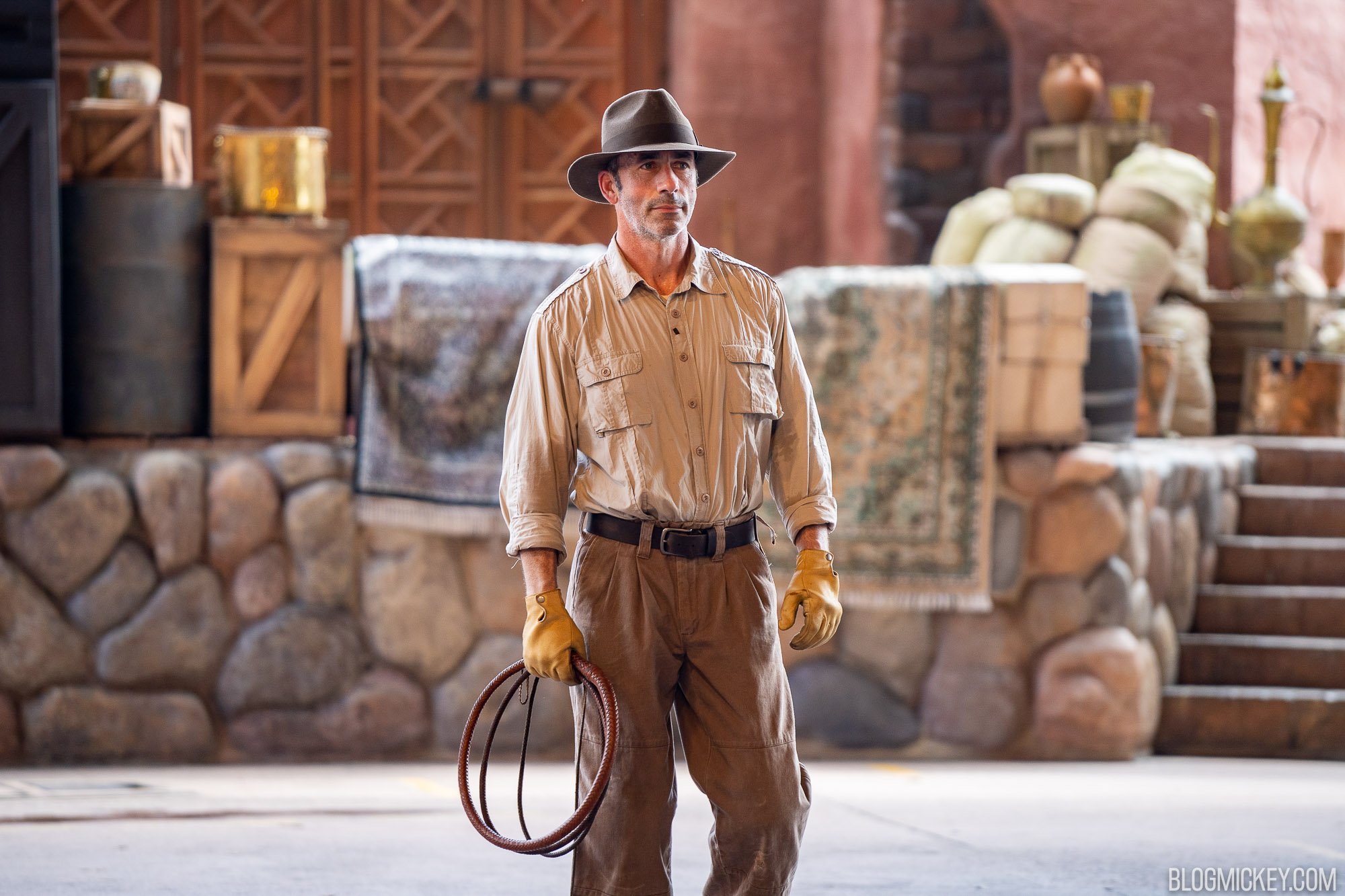 Indiana Jones Epic Stunt Spectacular Actors Attend Premiere of