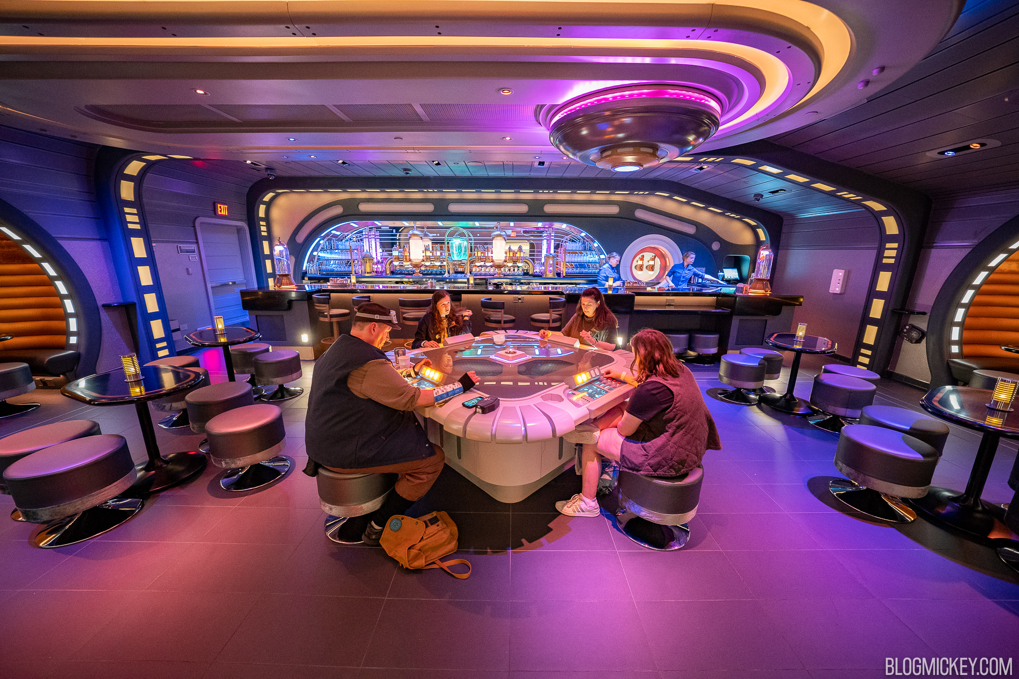Stellar Souvenir Glasses from the Sublight Lounge on the Star Wars:  Galactic Starcruiser - WDW News Today