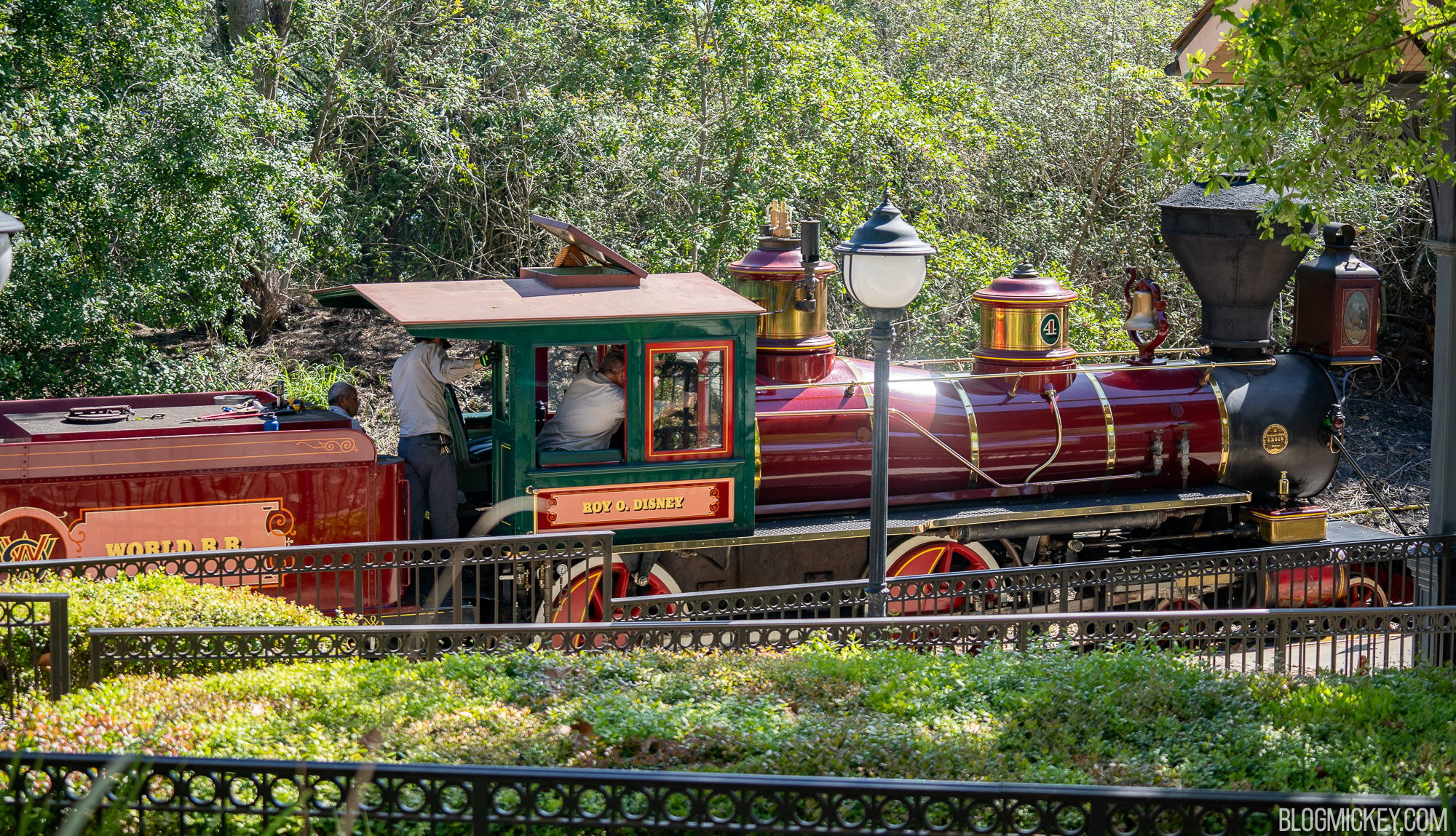 Refurbished Walter E. Disney Train Engine Testing Near Storybook Circus at Magic  Kingdom - WDW News Today