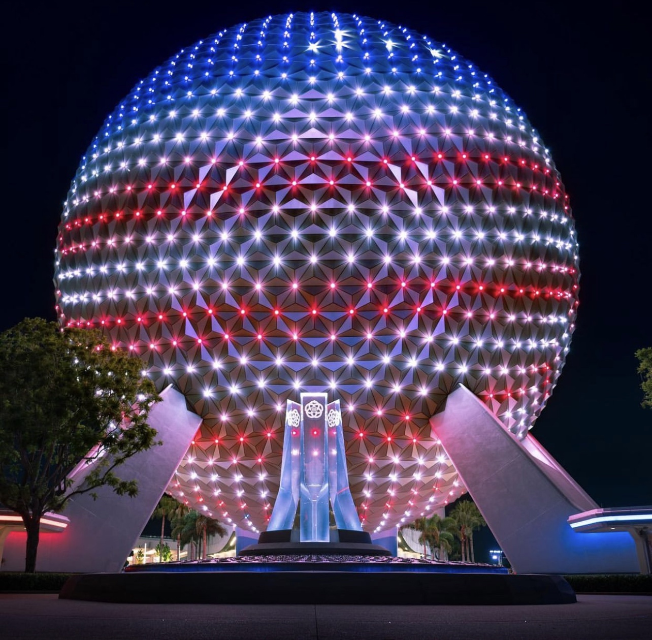 Spaceship Earth Lighting Up for Fourth of July for a Limited Time
