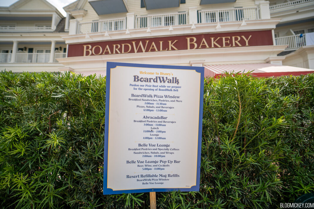 Latest Look at BoardWalk Construction (The Cake Bake Shop, BoardWalk