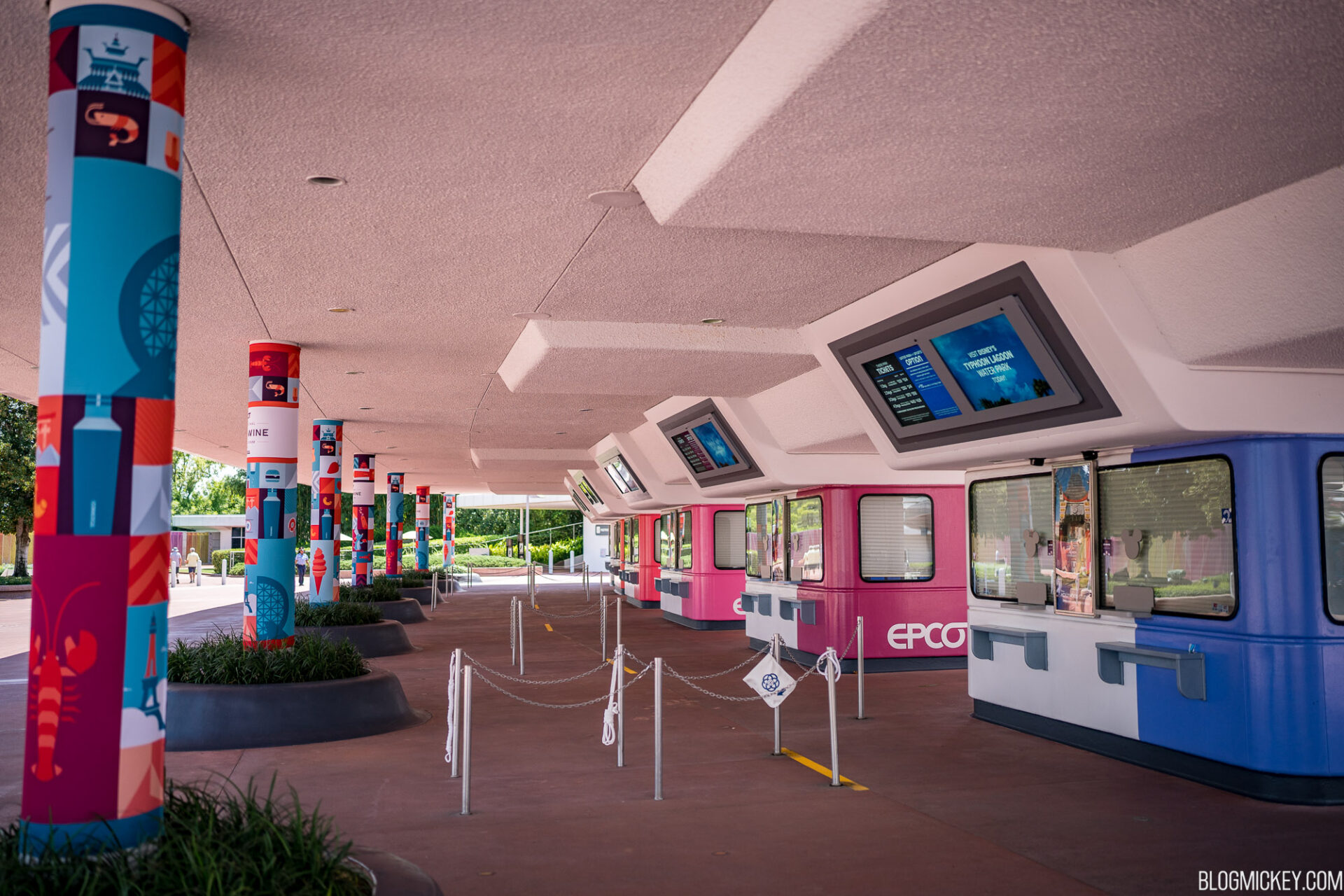 Epcot Exit Sign EPCOT Continues to Update & Remove Main Entrance, Monorail Station Signage