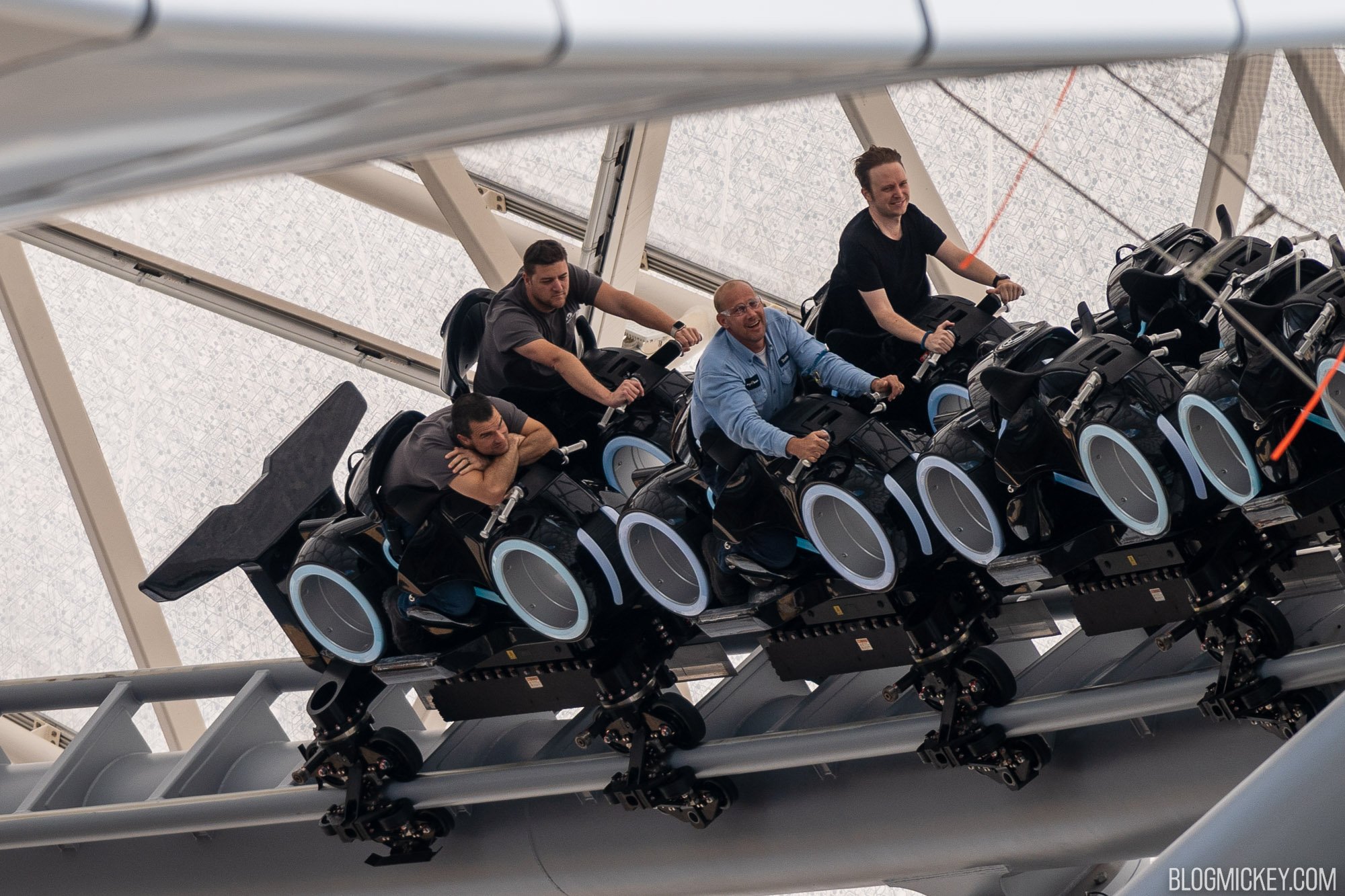 TRON Lightcycle Run Begins Testing With Human Riders at Magic Kingdom