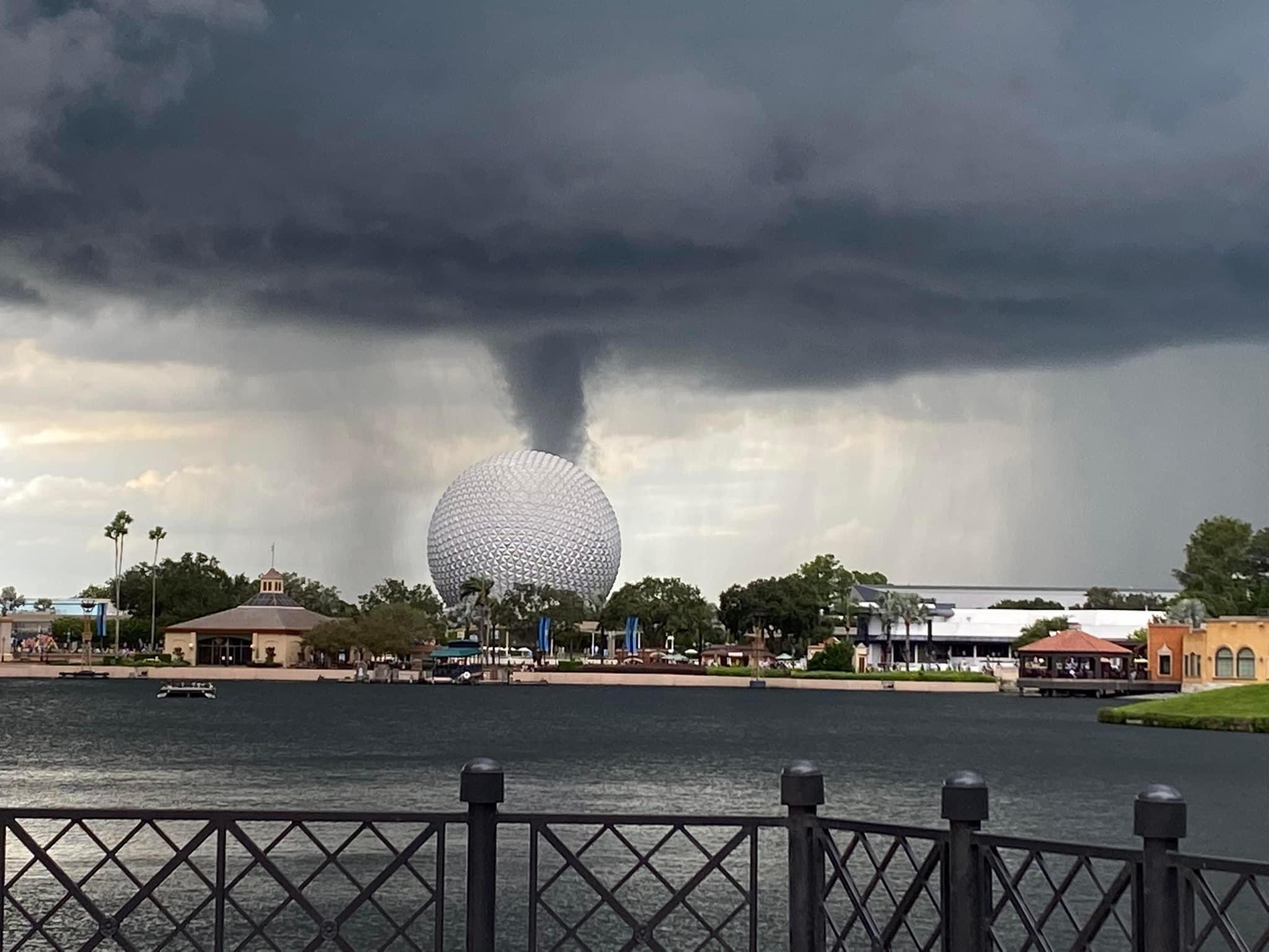 Funnel Cloud Spotted From EPCOT