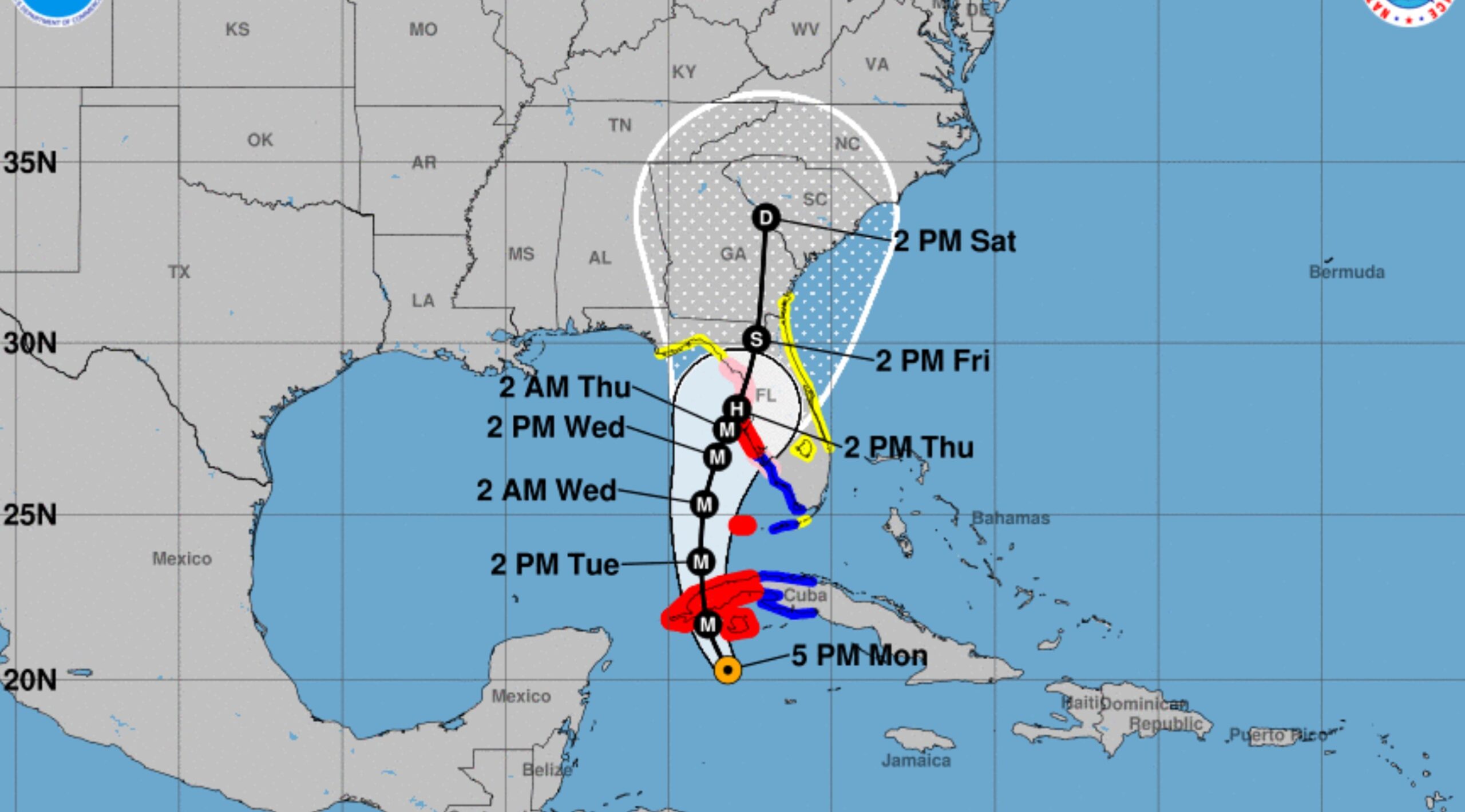 Hurricane Ian Strengthens Into Category 2 Storm