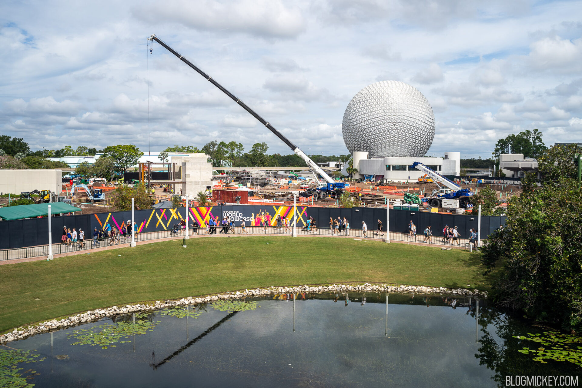 CommuniCore Hall Takes Shape With New Steel Installation at EPCOT