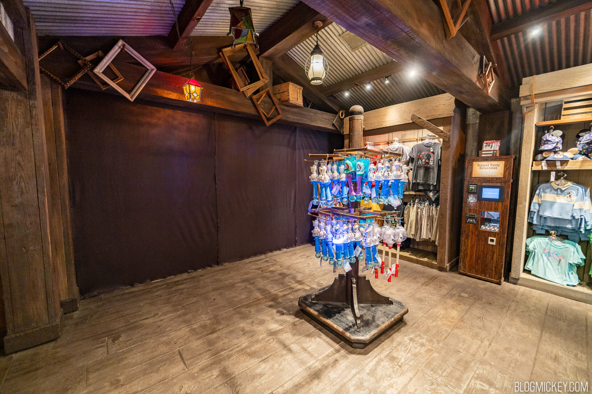 Portion of Splash Mountain Gift Shop Closed Off