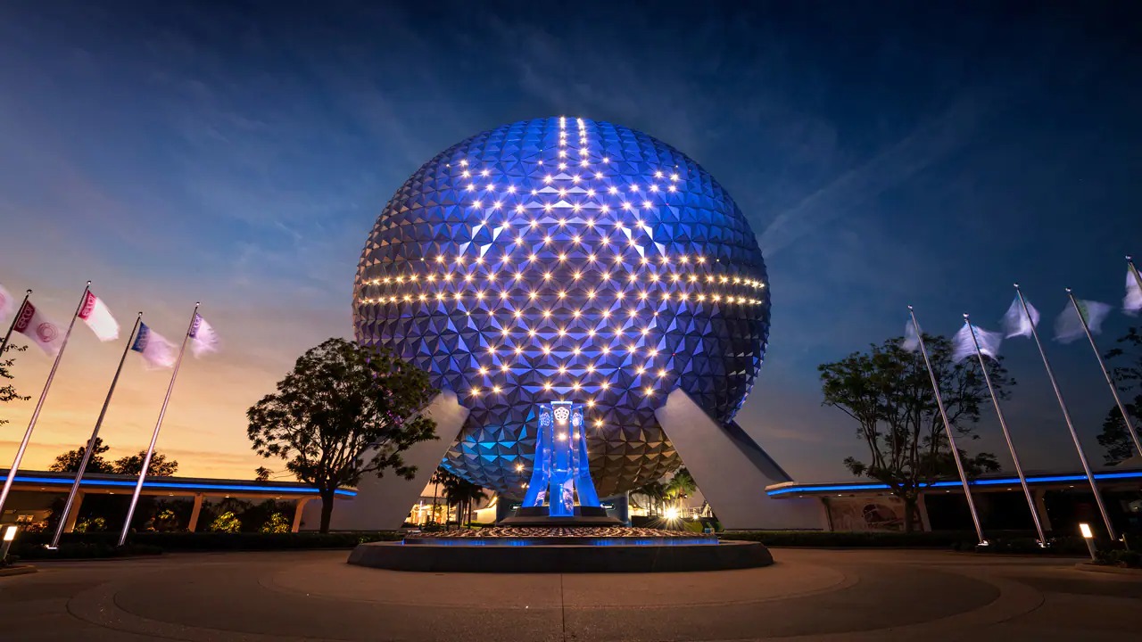 spaceship earth new light show holiday