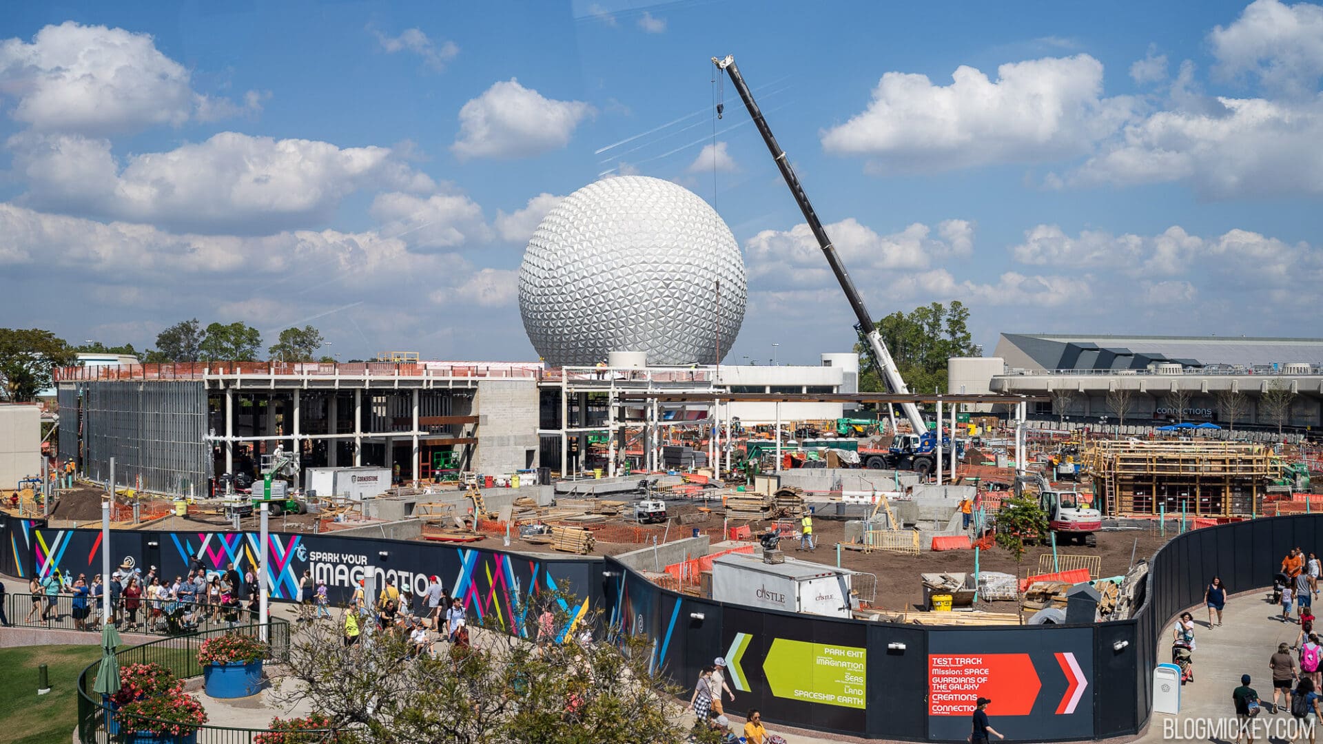 CommuniCore Plaza Takes Shape in World Celebration Neighborhood in EPCOT