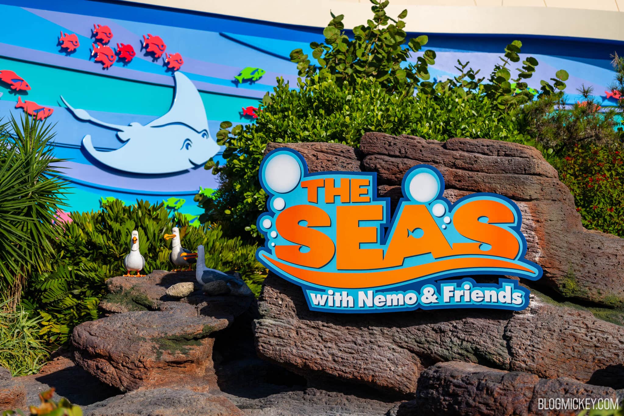 The Seas with Nemo & Friends Attraction Signage Refurbishment Underway ...