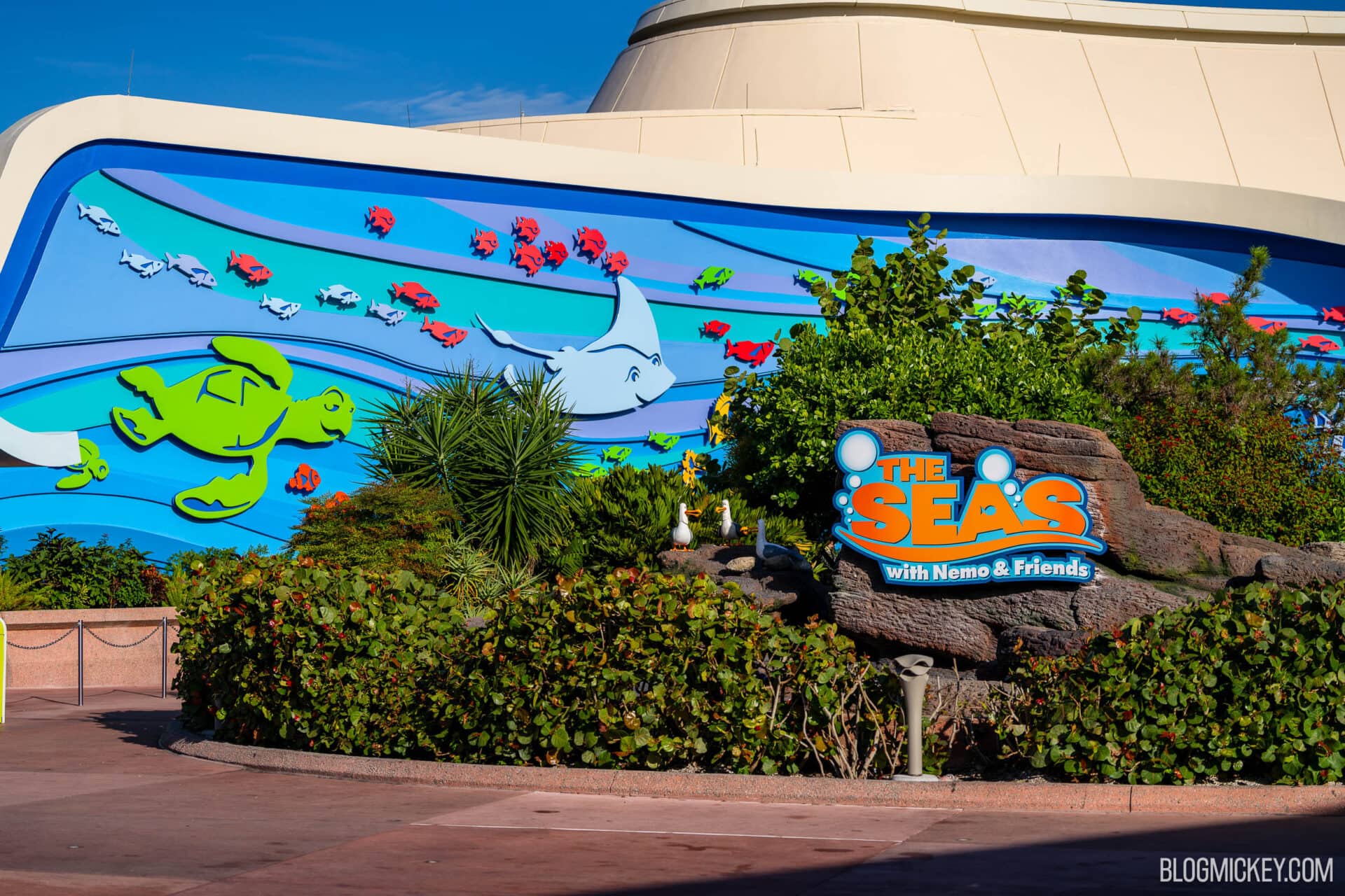 The Seas with Nemo & Friends Attraction Signage Refurbishment Underway ...
