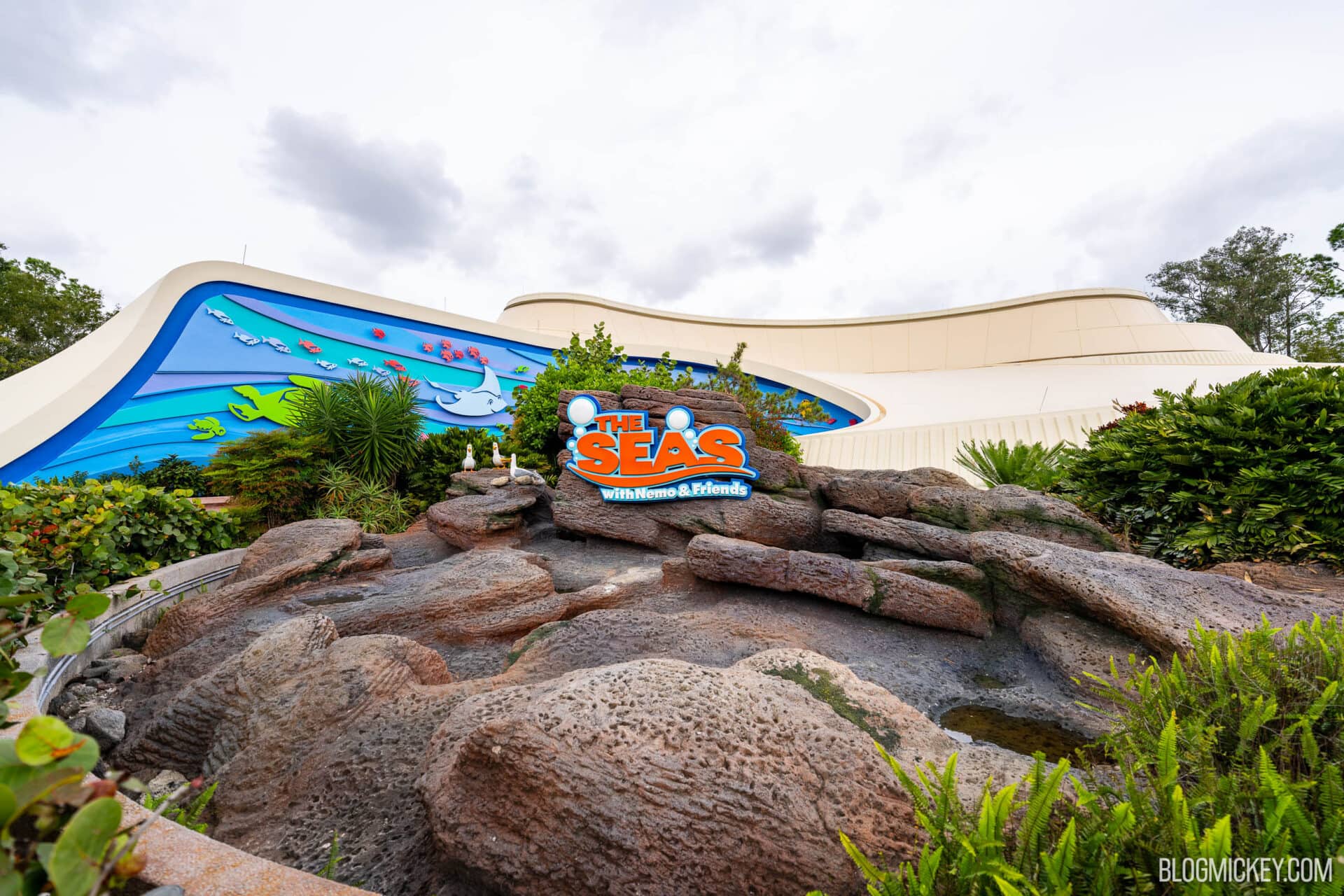 'The Seas with Nemo & Friends' Refreshed Sign Installed at EPCOT